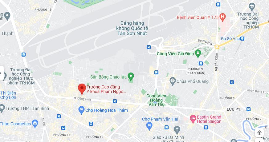 Địa chỉ Trường Cao đẳng Y khoa Phạm Ngọc Thạch ở đâu